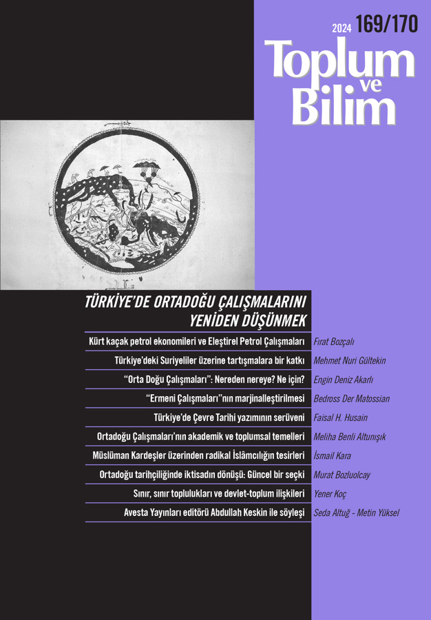 Cover of Toplum ve Bilim issue 169/170