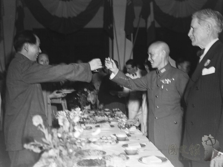 Chiang Kai-shek and Mao Zedong